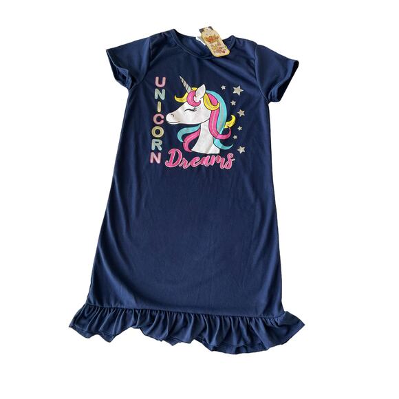 Girl's Unicorn Pajama Sleepwear Nightgown 14 *NWT - Picture 1 of 4